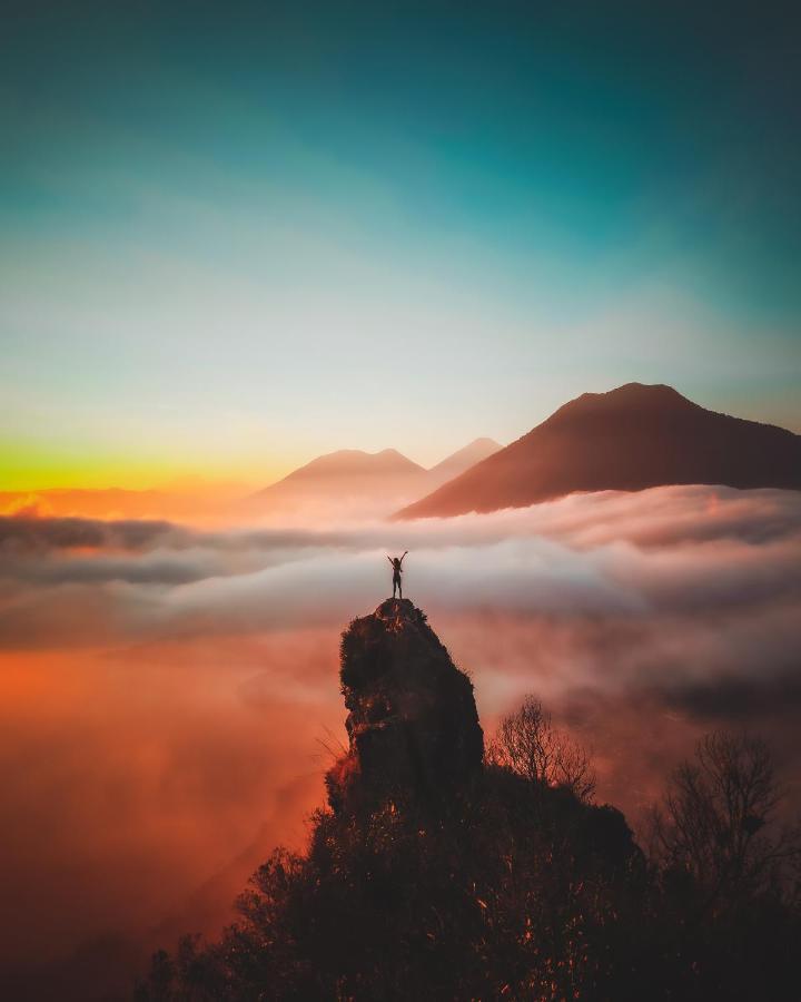 ホテル Lush Atitlan サン・マルコス・ラ・ラグナ エクステリア 写真