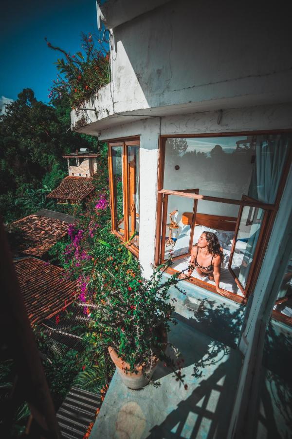 ホテル Lush Atitlan サン・マルコス・ラ・ラグナ エクステリア 写真