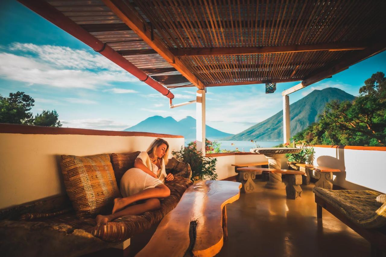 ホテル Lush Atitlan サン・マルコス・ラ・ラグナ エクステリア 写真